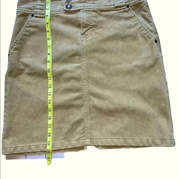 Women’s Gap Stretch Corduroy Mini Skirt Tan size 6 - Picture 10 of 10